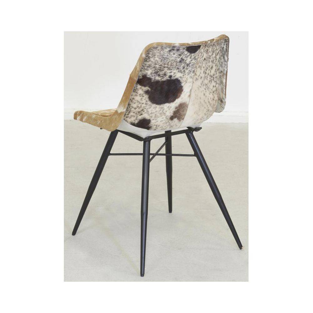 Aubry Gaspard - Chaise en peau de vache véritable - Imagen 2