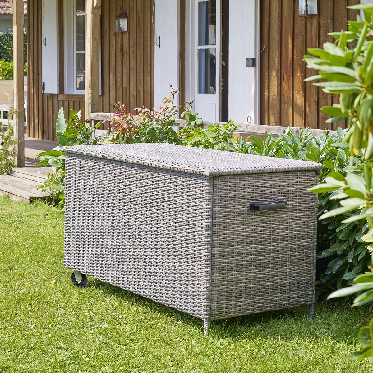Hesperide - Coffre de rangement 600L "Bayana" terre d'ombre en acier traité époxy Hespéride - Imagen 1