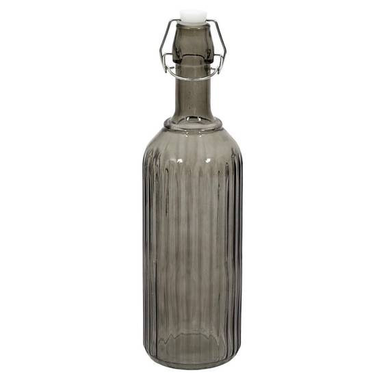 ALTOBUY - Bouteille à clapet 1L en verre teinté gris - - Image 1
