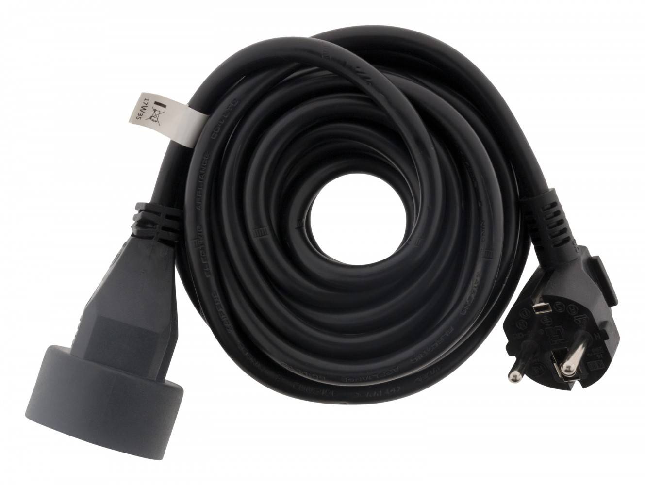 Zenitech - Rallonge électrique ménager avec terre L. 5 m ho5vvf 3g1.5, ZENITECH - Image 2