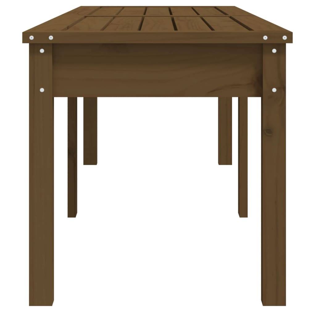 Maison Chic - Banc de jardin - Banc d'extérieur - Banquette à 2 places marron miel 159,5x44x45cm bois de pin - Imagen 5