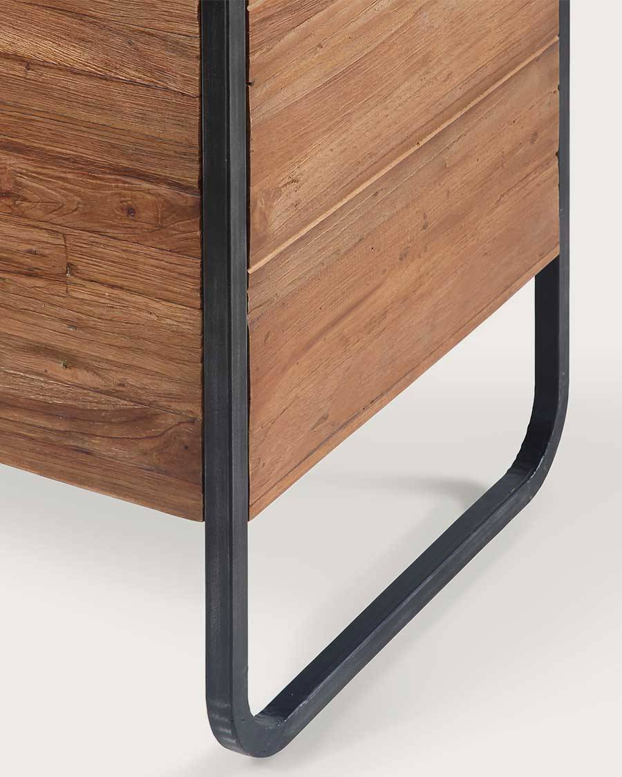 Azur - Meuble  industriel en teck et métal 120 cm - UNIQKA - Imagen 5