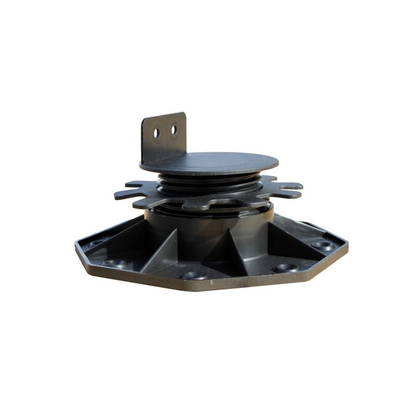 PLOT RÉGLABLE DE 30 À 60 MM POUR TERRASSE BOIS ET COMPOSITE - Coloris - Noir - Image 4