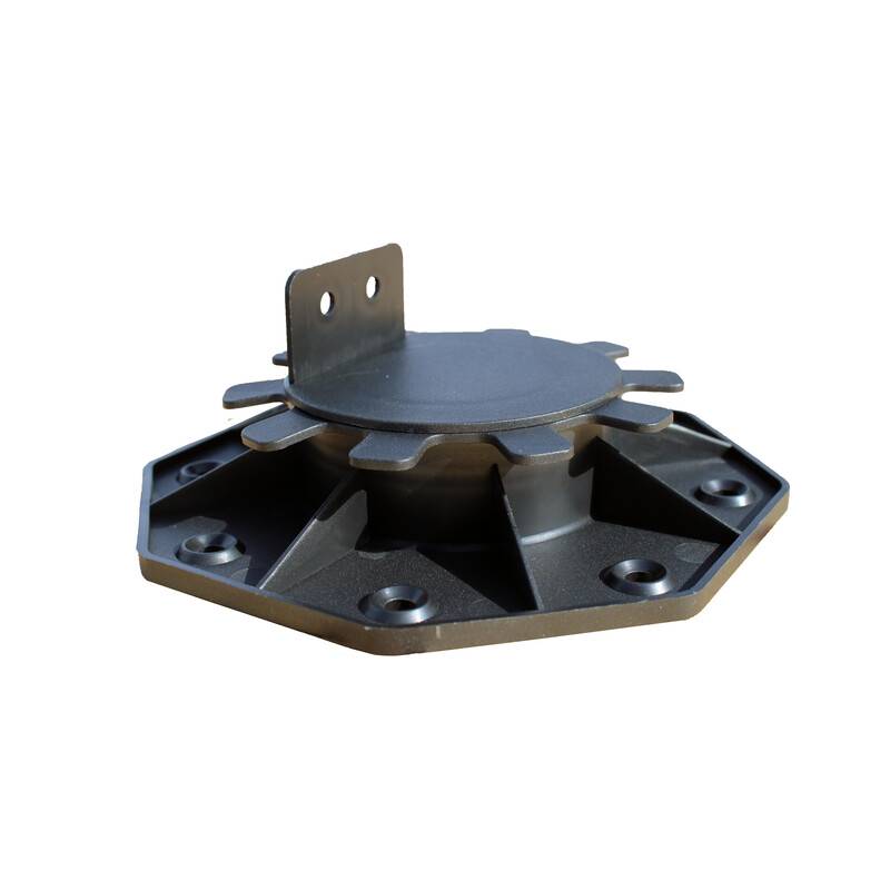 PLOT RÉGLABLE DE 30 À 60 MM POUR TERRASSE BOIS ET COMPOSITE - Coloris - Noir - Image 5