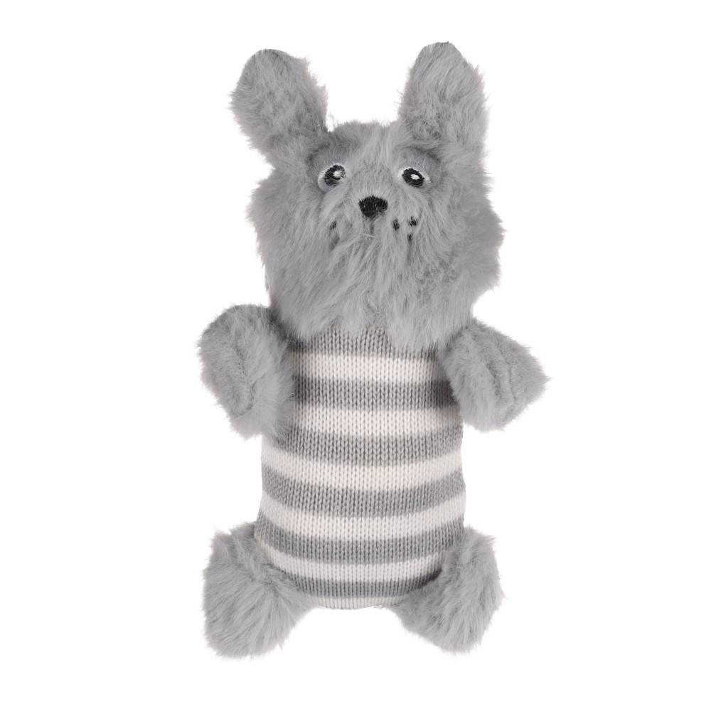 Ours Gris avec Catnip 16 x 11 x 3 cm Jouet pour chat - Imagen 1