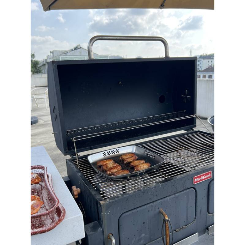 Autre - VENTEO Poêle Barbecue Inox avec Poignée Ergonomique Amovible | Grille BBQ en Acier Inoxydable Résistant - VENTEO - Image 9