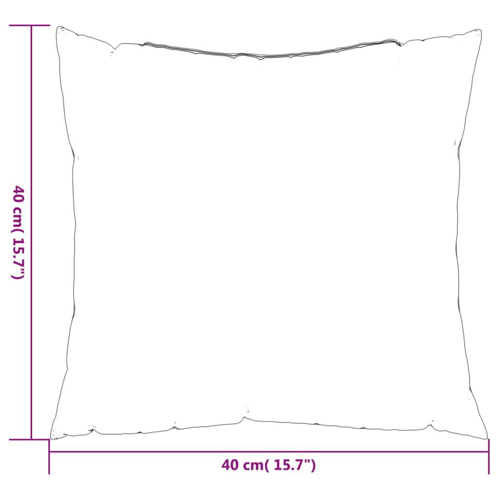 ComfortXL - Lot de 4 Coussins de Canapé Carrés Polyester Résistant à l'Eau pour Salon de Jardin Noir 40x40cm – ComfortXL Outdoor Living - Image 8