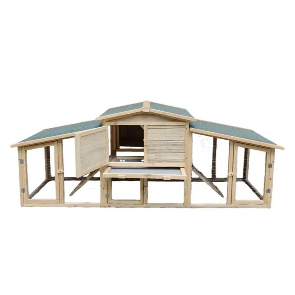 Poulailler Villa Cocotte en Pin Traité - Jusqu'à 4 Poules - Image 2