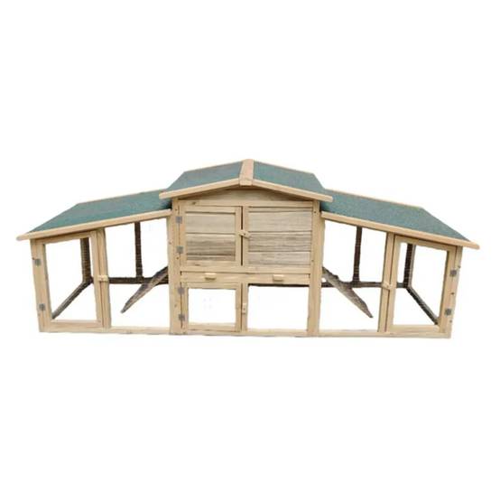 Poulailler Villa Cocotte en Pin Traité - Jusqu'à 4 Poules - Image 10