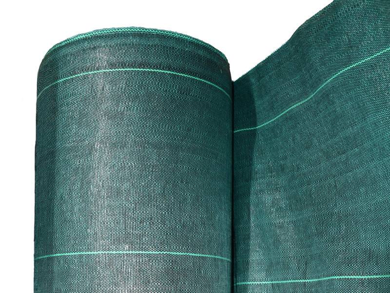 Maille Store - Toile de paillage - Vert - 130gr/m² - Non plié Pliés en 2 3.30m x 100m Vert - Imagen 2