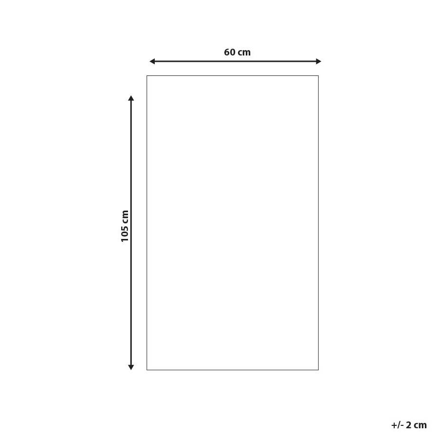 Beliani - Tapis d'extérieur Polypropylène Gris HISAR - Beliani - Imagen 2