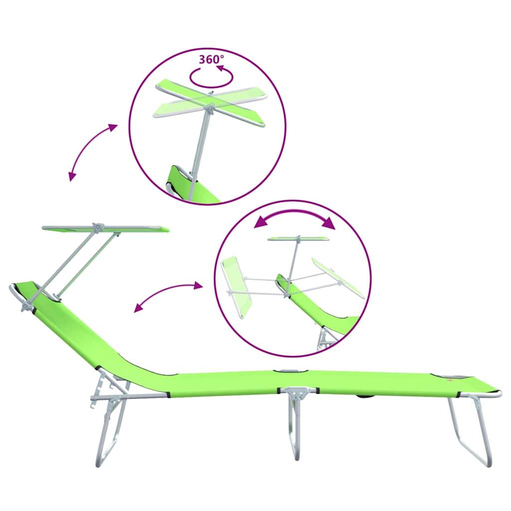 Vidaxl - Transat 2 pc Polyester Vert vidaXL 42003064 - Image 10