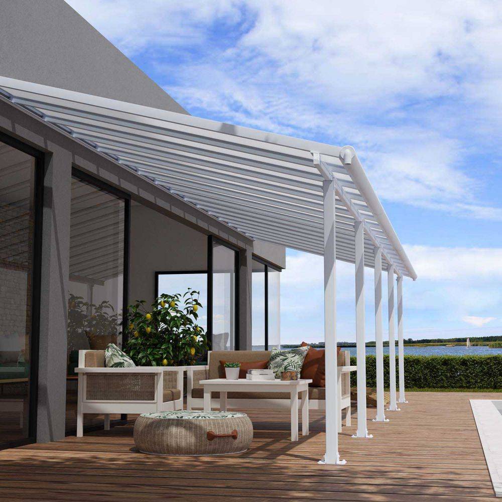 Canopia - Canopia Pergola Olympia 3X9,8 Blanche - Imagen 2