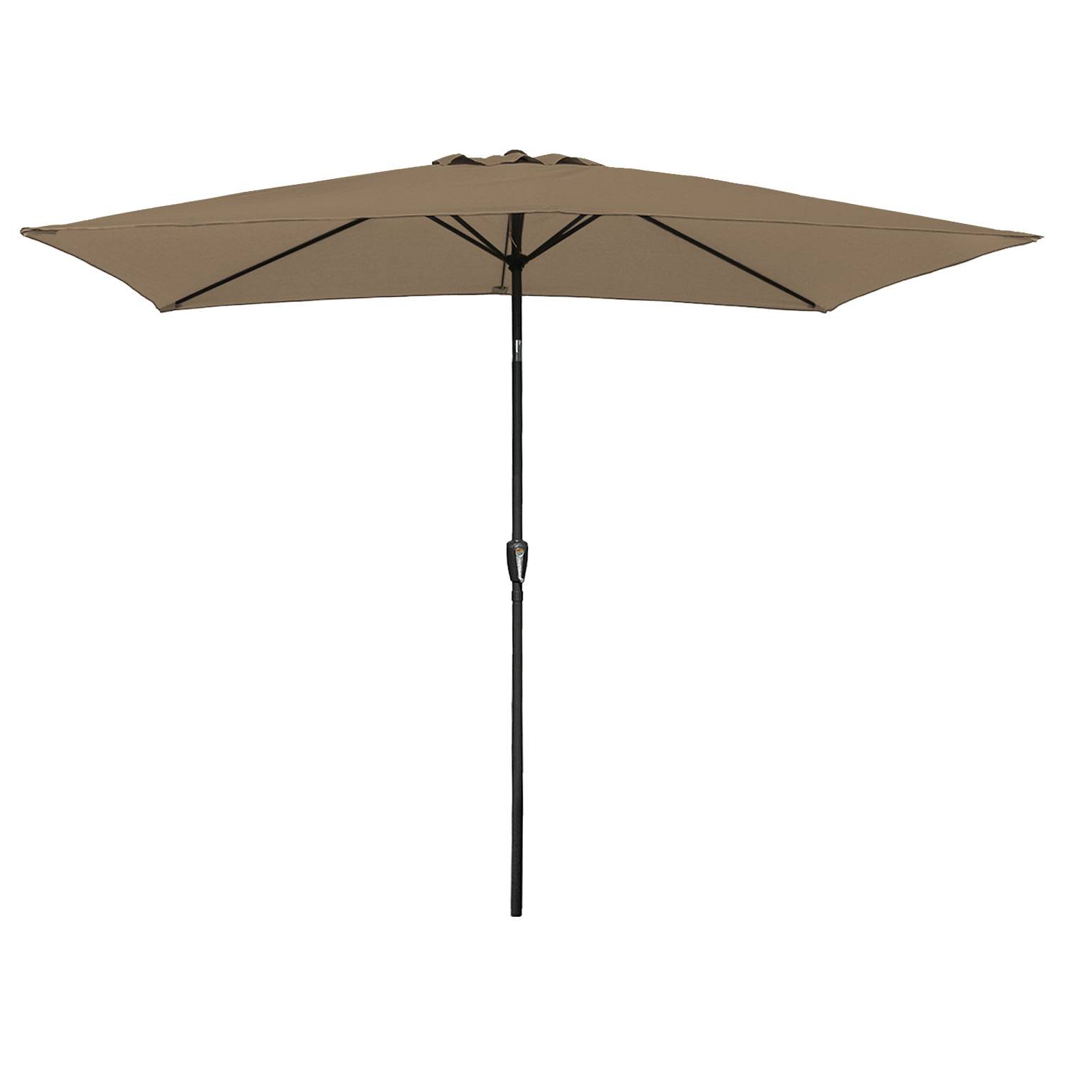 Happy Garden - Parasol droit HAPUNA rectangulaire 2x3m taupe - HAPPY GARDEN - Imagen 1