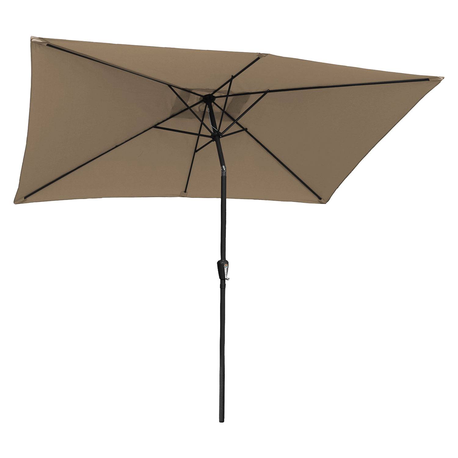 Happy Garden - Parasol droit HAPUNA rectangulaire 2x3m taupe - HAPPY GARDEN - Imagen 2