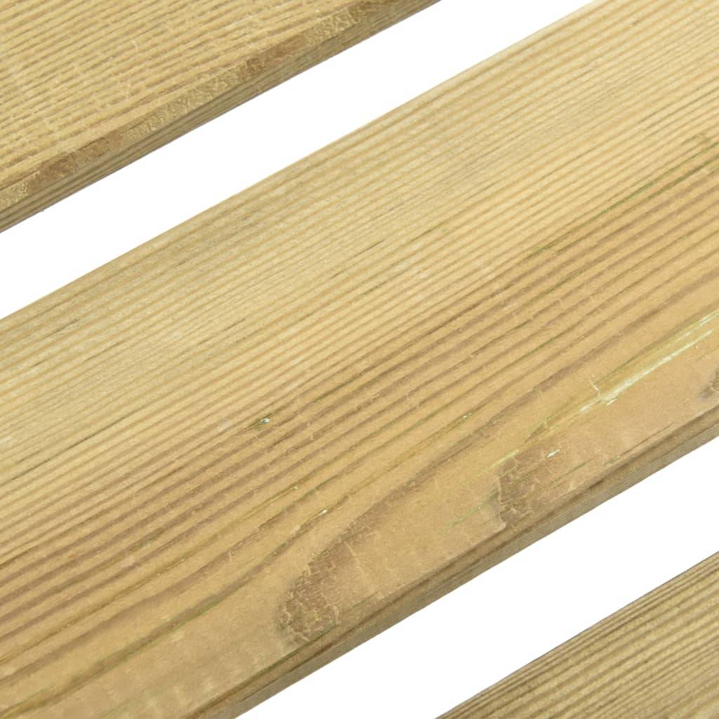 Vidaxl - Tabourets de bar de jardin lot de 4 Bois de pin imprégné vidaXL 315409 - Imagen 5
