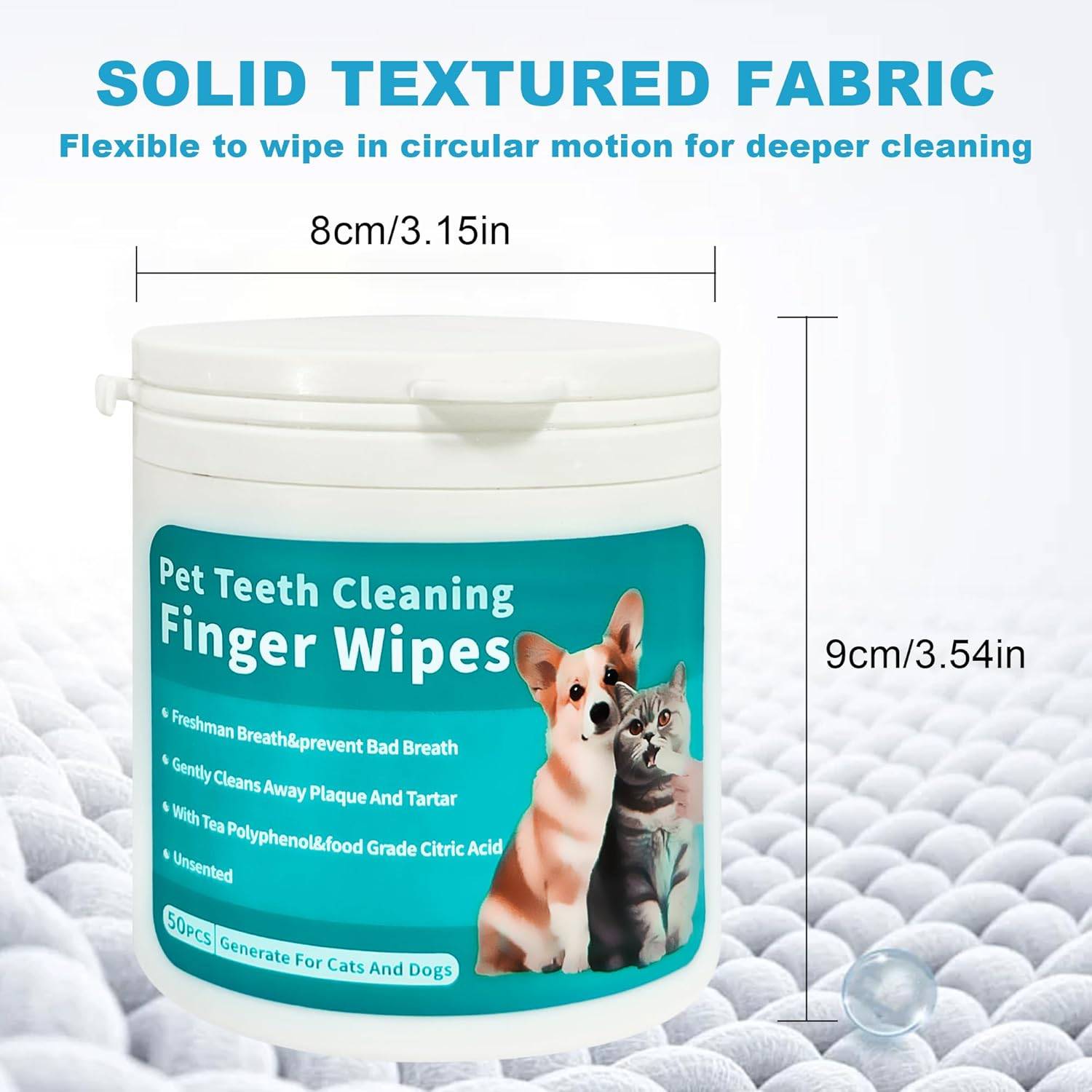 Wipes de nettoyage des dents pour chiens et chats - Image 5