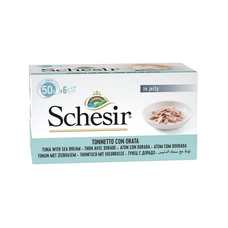 Schesir - Bouillon thon/daurade chat (boite 6x50g) - SCHESIR 6x50 g - Imagen 3