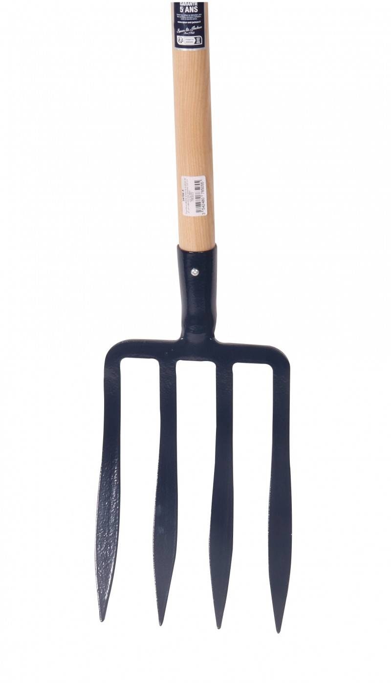Spear & Jackson - Fourche à bêcher à douille 4 dents spatulées de 27 cm manche pomme 100 cm Spear & Jackson - Imagen 3
