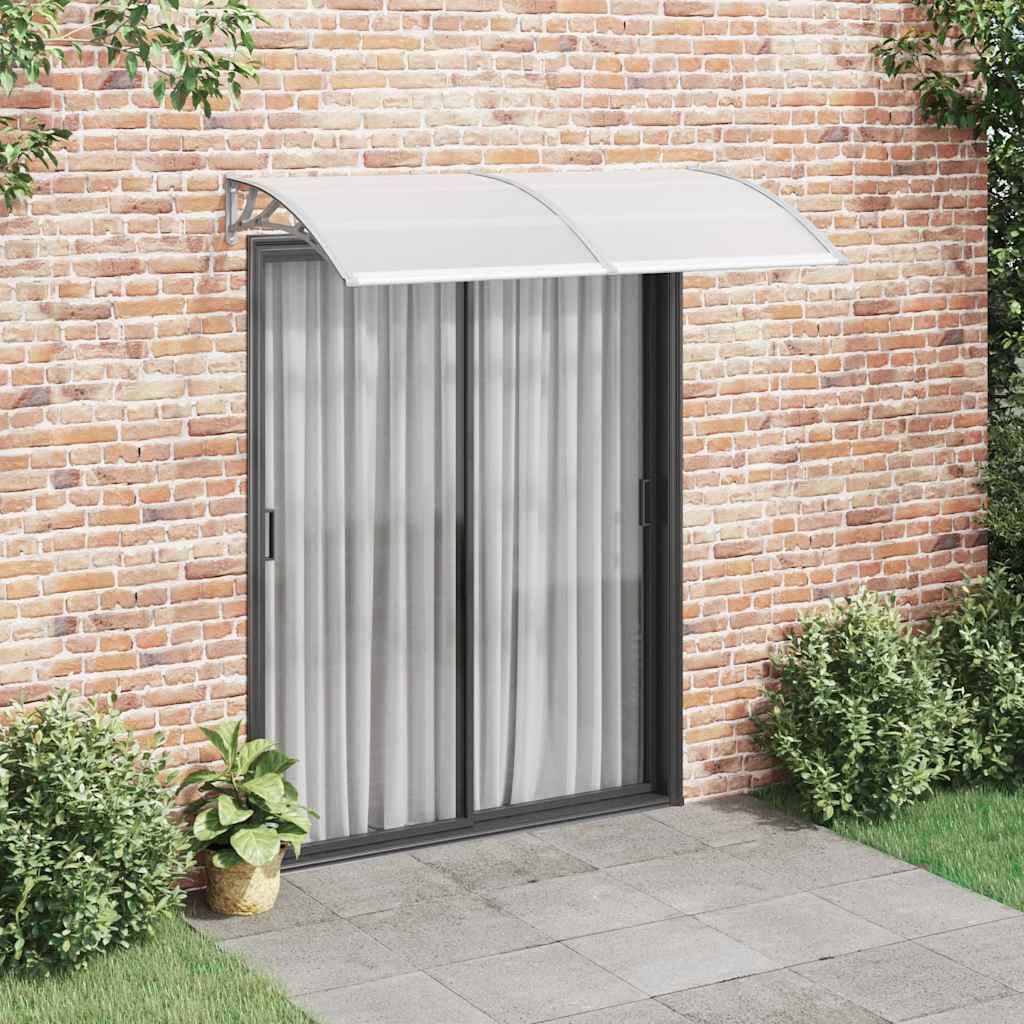 Maison Chic - Store banne | Auvent de porte Gris 200x100 cm Polycarbonate Maison Chic - Image 2