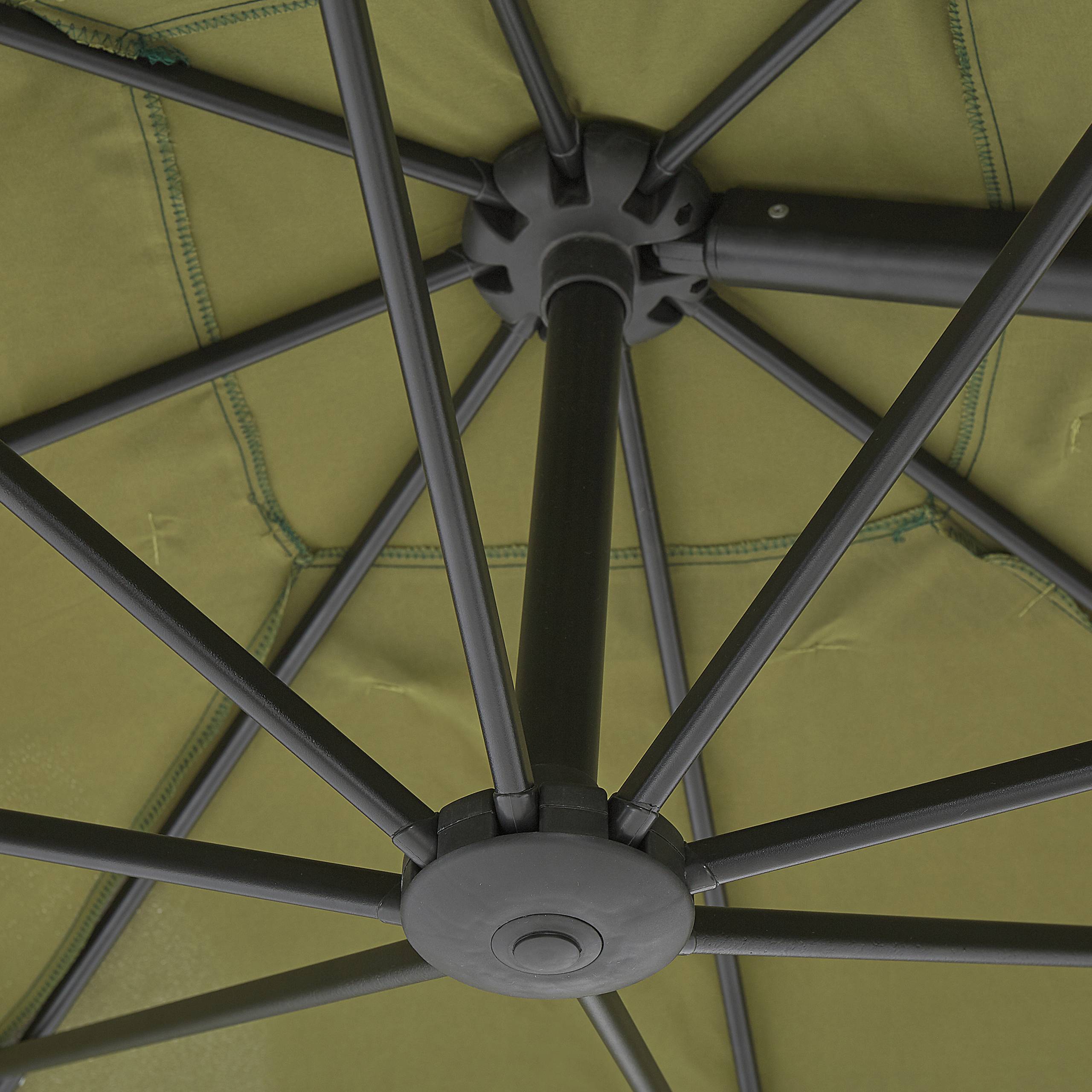 Beliani - Parasol déporté Tissu Vert olive MONZA II - Beliani - Imagen 6
