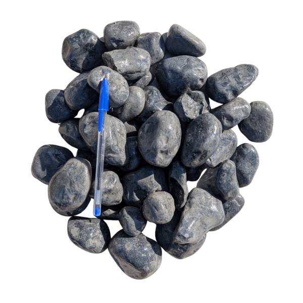 Galet marbre gris anthracite 40/60 mm – Pack 2 Big Bag +/- 1,5T – 20 m² - Image 5