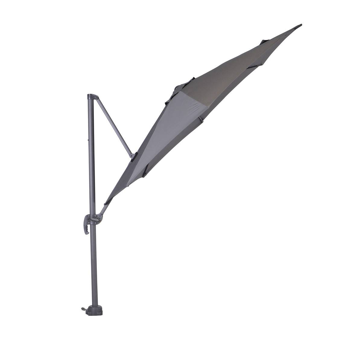 Garden Impressions - Parasol Hawaii S - Ø 300 - noir charbon - gris foncé - Garden Impressions - Imagen 3