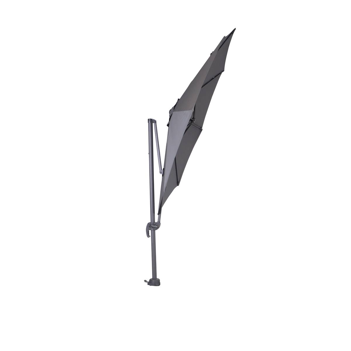 Garden Impressions - Parasol Hawaii S - Ø 300 - noir charbon - gris foncé - Garden Impressions - Imagen 6