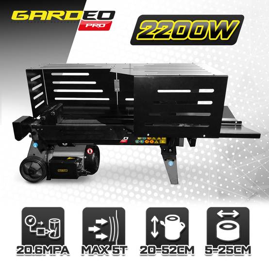Gardeo Pro - Fendeur de bûches horizontal 2200 W - 5 tonnes. - Image 2