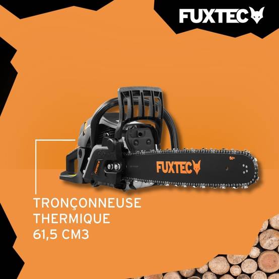 FUXTEC - Tronçonneuse thermique - FUXTEC FX-KS262 - 61,5cm3 20 pouces Black Edition - Image 2