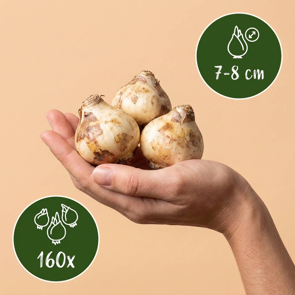 La Green Touch - Jacinthes des bois d'Espagne en mélange - 160 bulbes - calibre 7/8 - Image 4
