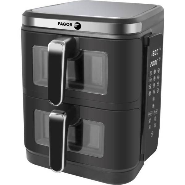 Friteuse Electrique  sans huile FAGOR - Airfryer FGD11 - Capacité 11L - Double cuves 5,5 L - 12 programmes de cuisson - 2800W - Image 6