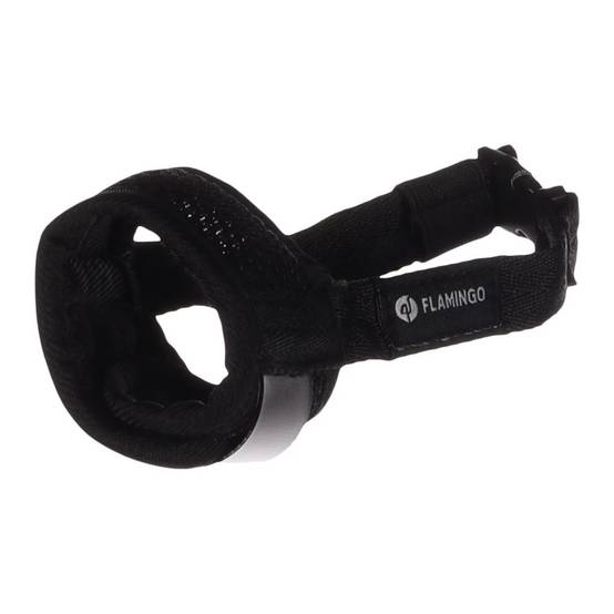 Muselière noir en nylon doux taille XXS pour chien - Imagen 1