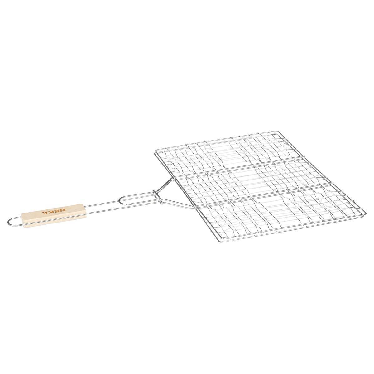 Hesperide - Grille de barbecue rectangulaire double 40x30cm Hespéride - Imagen 1