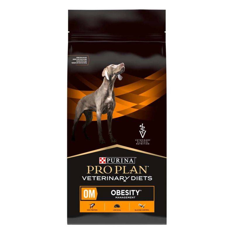 CROQUETTES CHIEN VETERINARY DIETS OM OBESITY MANAGEMENT - PROPLAN 12 kg - Image 1