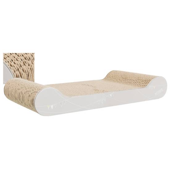 Plateau griffoir Junior pour chats, Dimensions: 38 × 6 × 18 cm. - Image 1