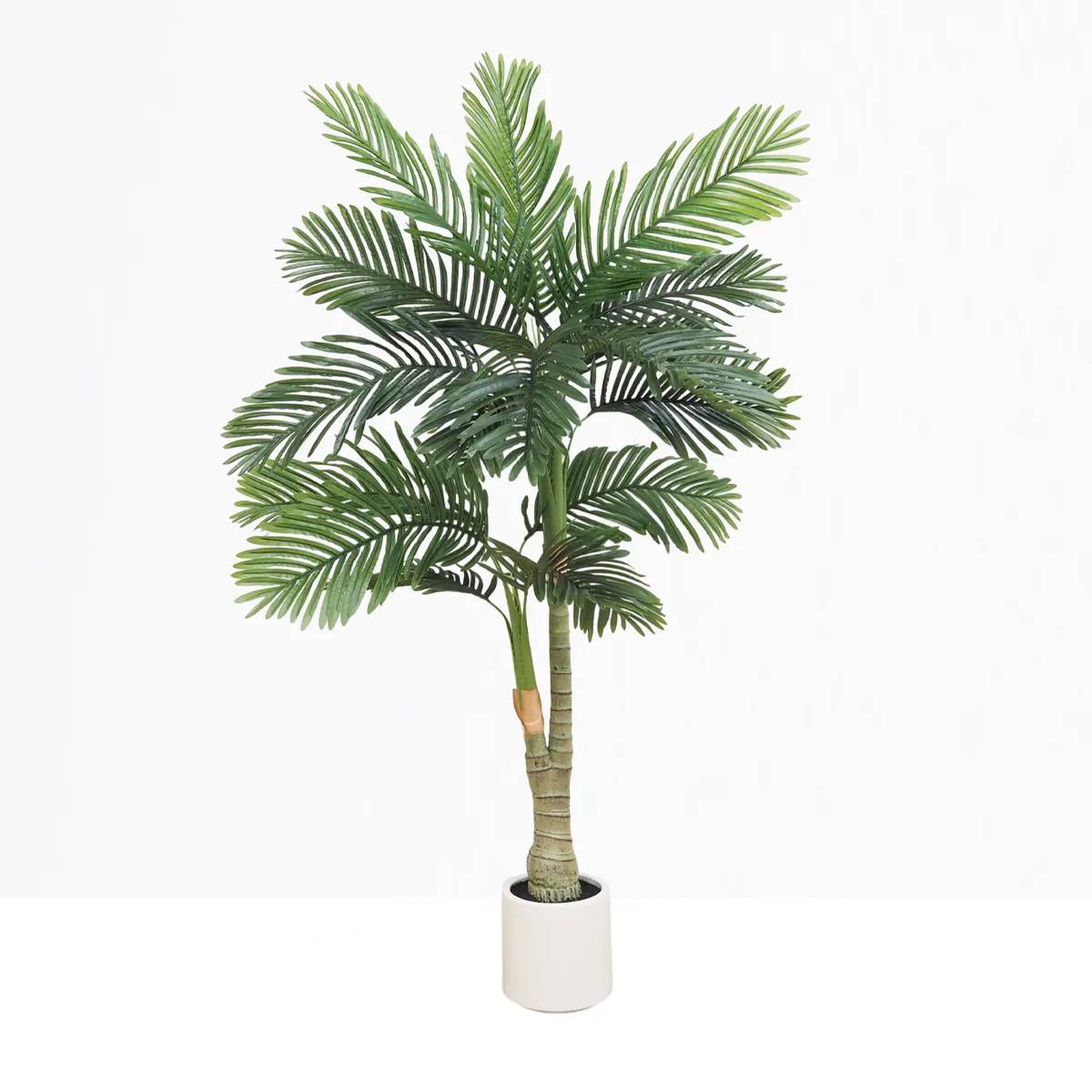 Palmier artificiel pot blanc 180cm - Image 2