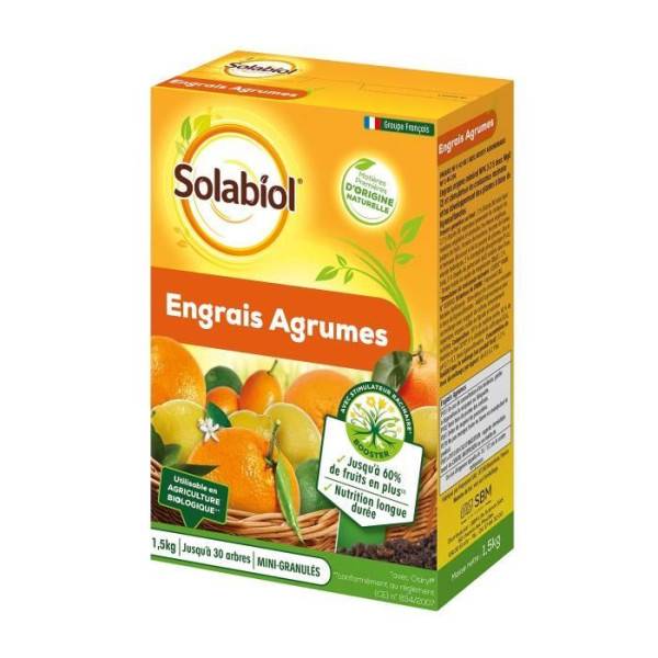 Solabiol - Solabiol Soagy15 Engrais Agrumes - 1,5 Kg - Image 2