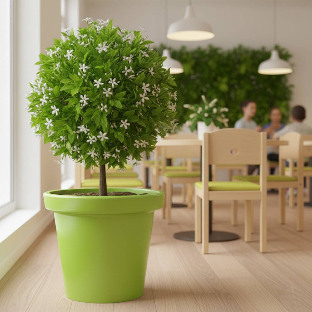Pot de fleurs 75l delight - plast'up rotomoulage - Imagen 3