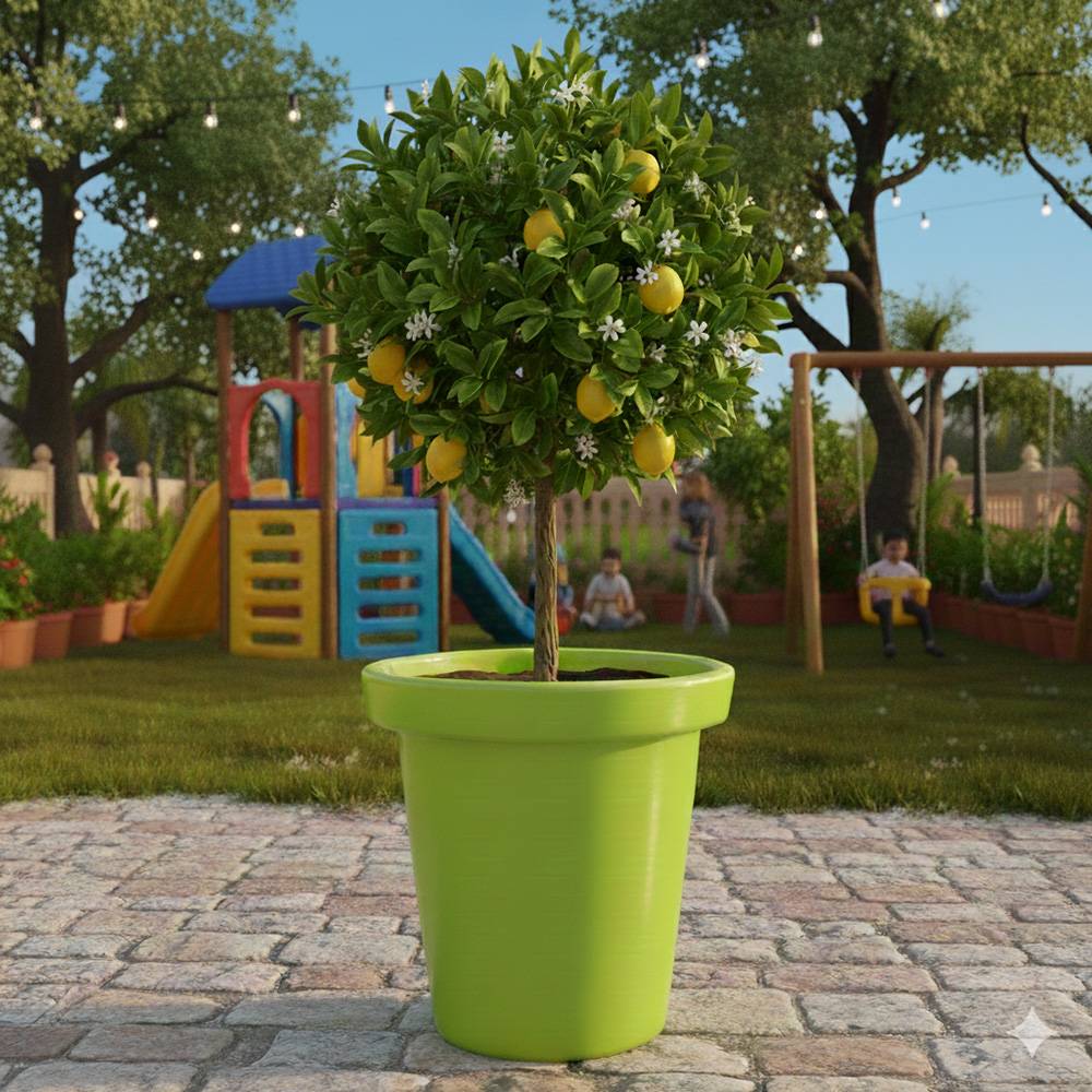 Pot de fleurs 75l delight - plast'up rotomoulage - Image 4
