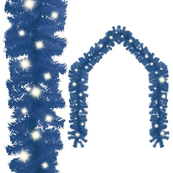 Guirlande de Noël - Décoration De Noël avec lumières LED 10 m Bleu - Image 2