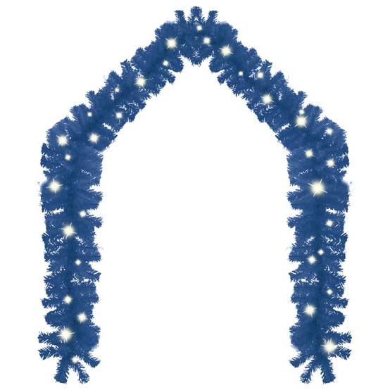 Guirlande de Noël - Décoration De Noël avec lumières LED 10 m Bleu - Image 1