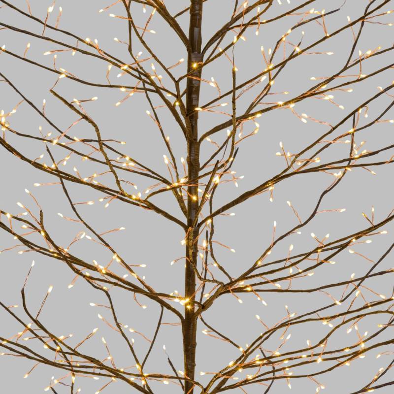 Lotti - Arbre Lumineux TILLEUL Marron H230cm 1560 MicroLED FlashLED Blanc chaud Lotti - Imagen 3