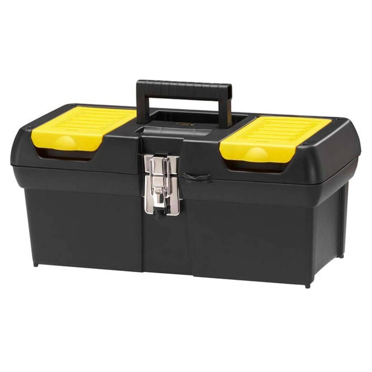 stanley - Boite à Outils L41xP18x20 cm + 2 Organiseurs Couvercle - Robuste Poignée Articulée STANLEY - Image 2