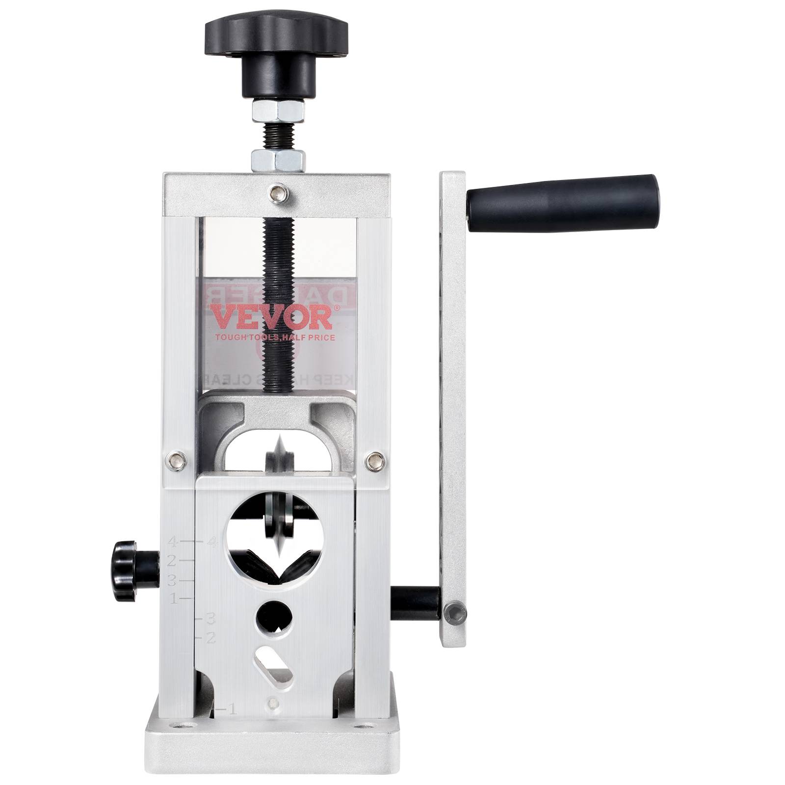 VEVOR Machine à dénuder manuelle 1,5-38 mm, dénudeur câble avec manivelle, connecte perceuse. - Image 1