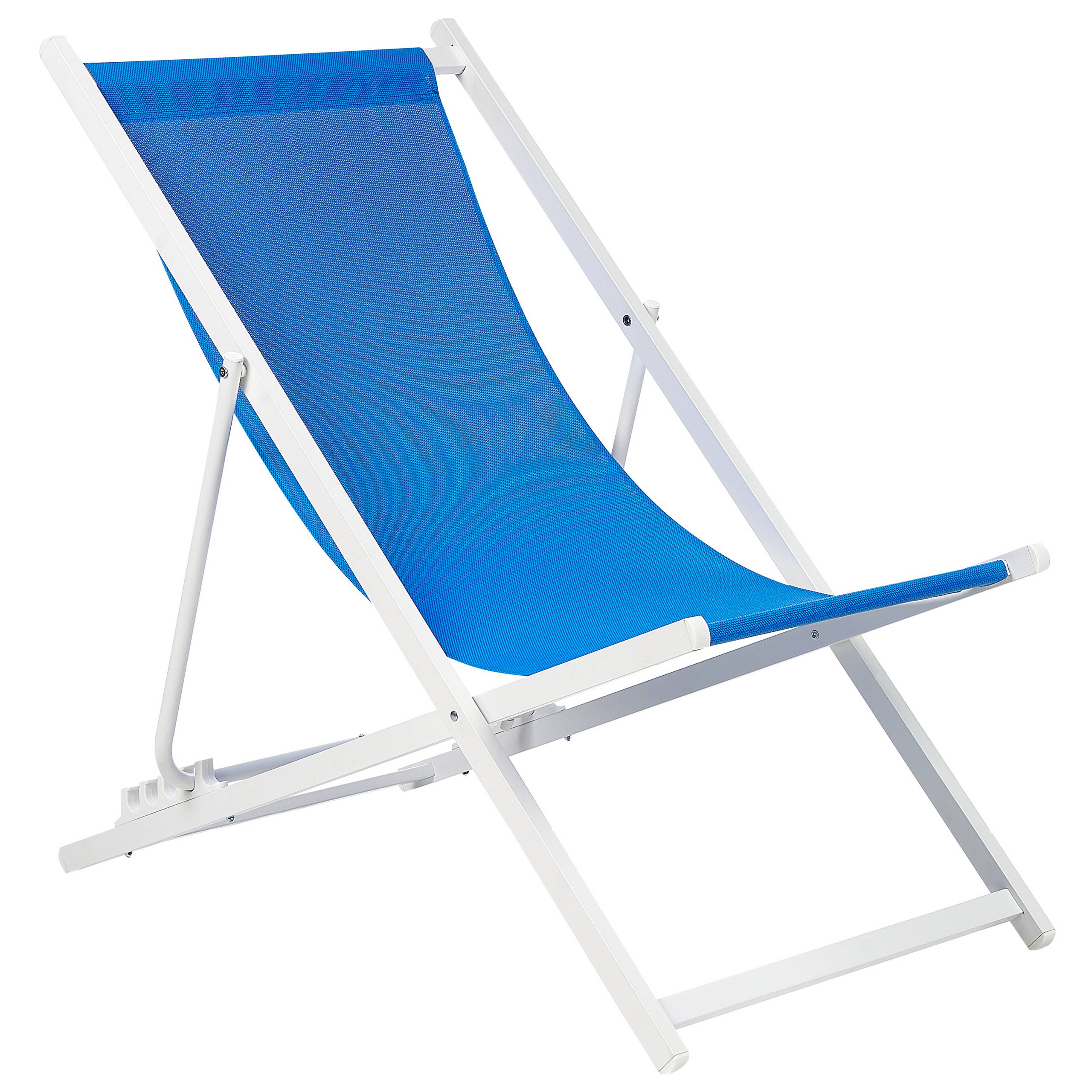 Beliani - Chaise longue Aluminium Bleu LOCRI II - Beliani - Imagen 2