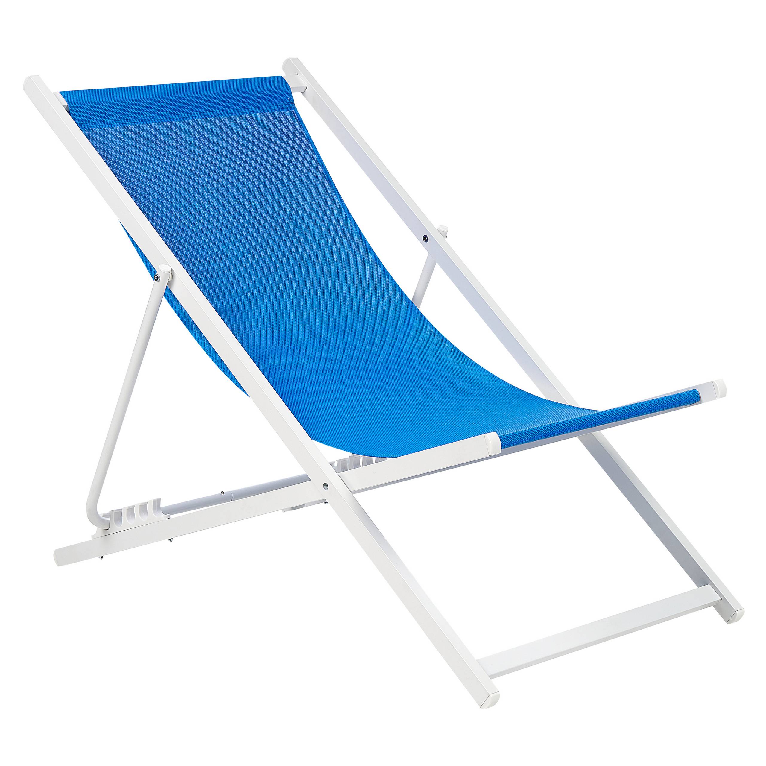Beliani - Chaise longue Aluminium Bleu LOCRI II - Beliani - Imagen 4
