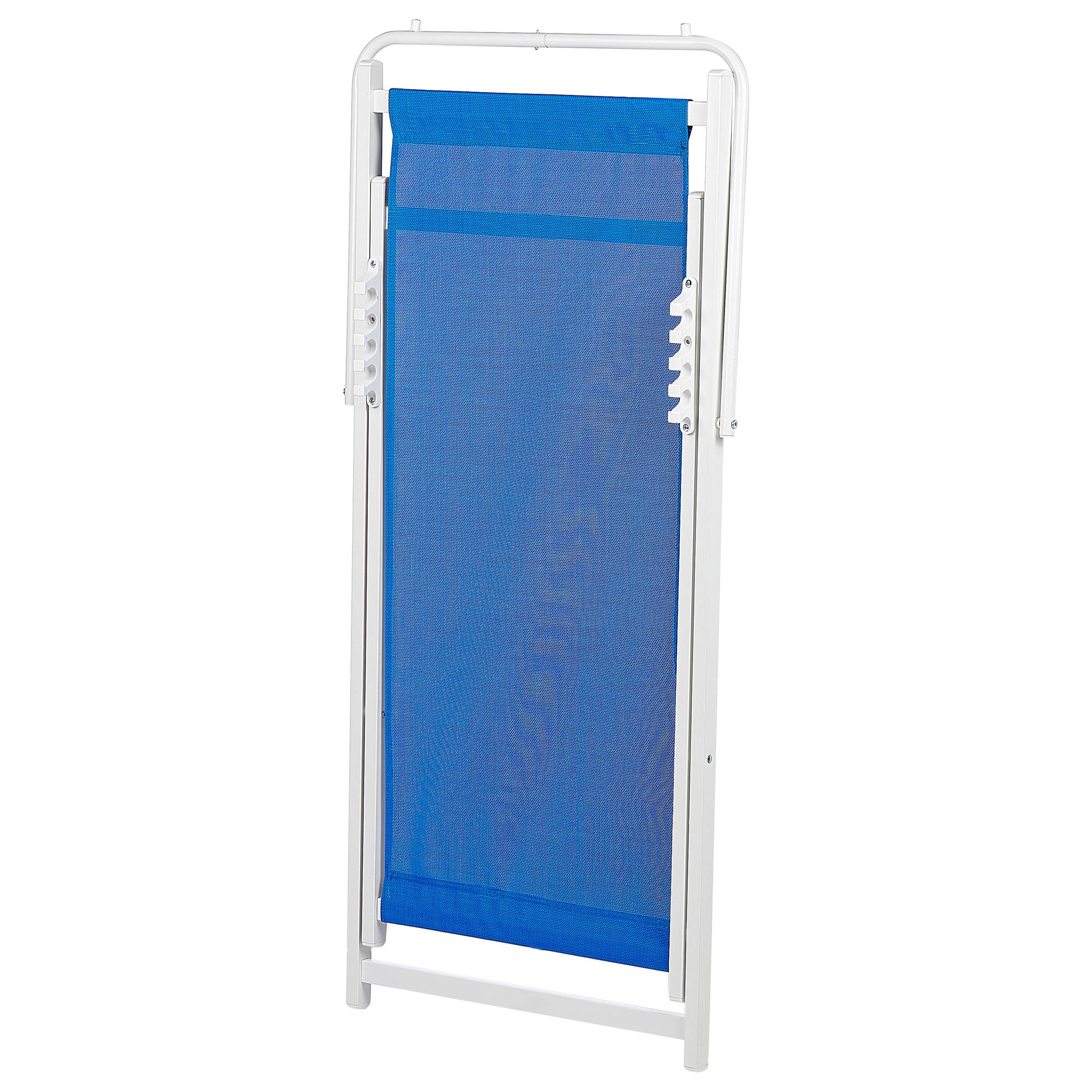 Beliani - Chaise longue Aluminium Bleu LOCRI II - Beliani - Imagen 6