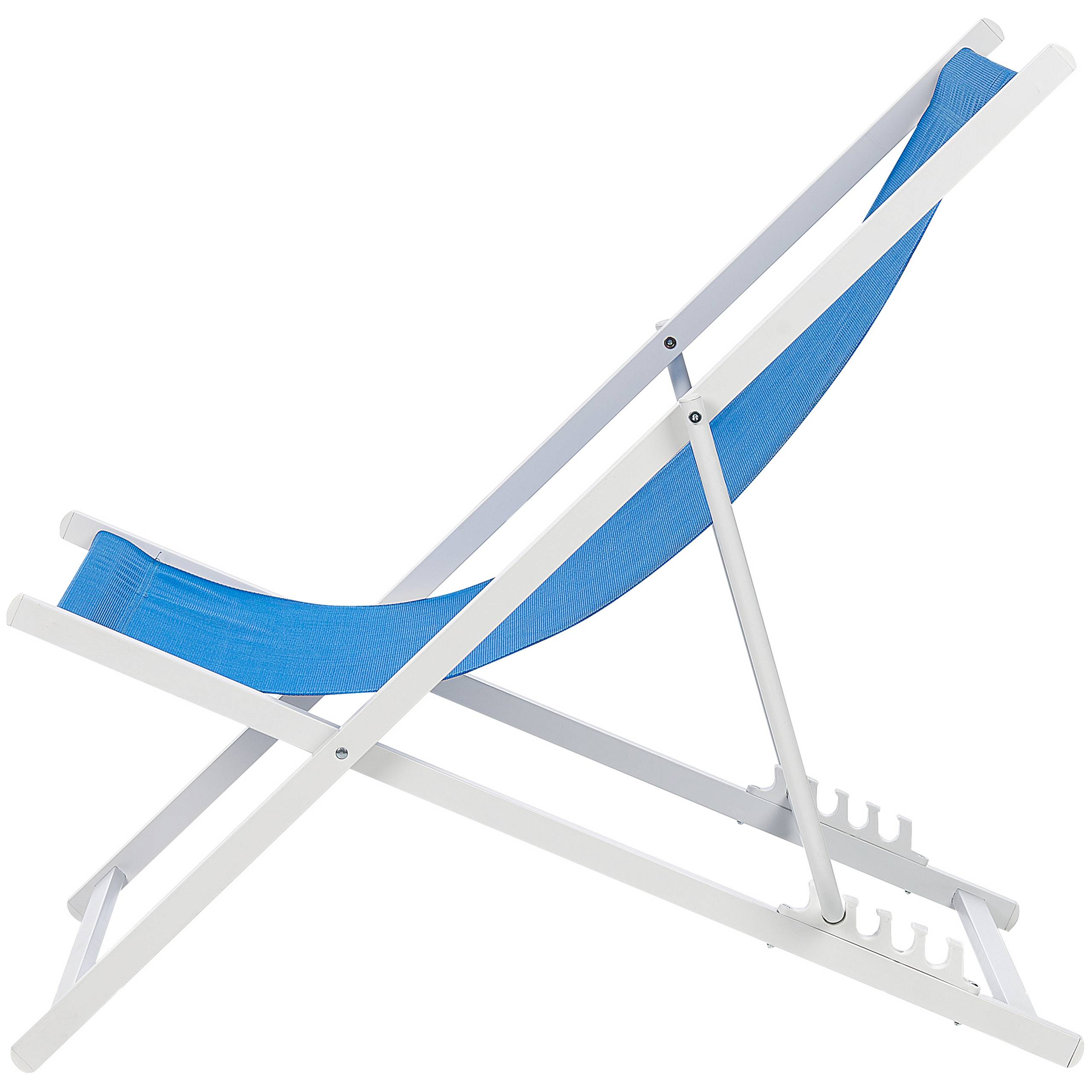 Beliani - Chaise longue Aluminium Bleu LOCRI II - Beliani - Imagen 5