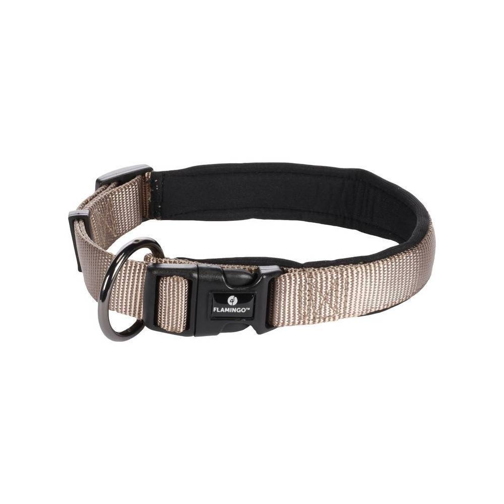 Flamingo - Collier ABBI taupe S 35-40 cm Pour chiens. - Image 1